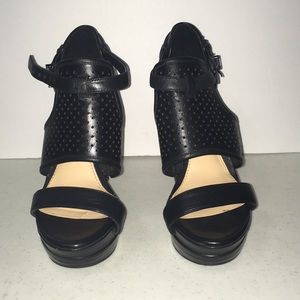 Gianni Bini round studded platform wedges